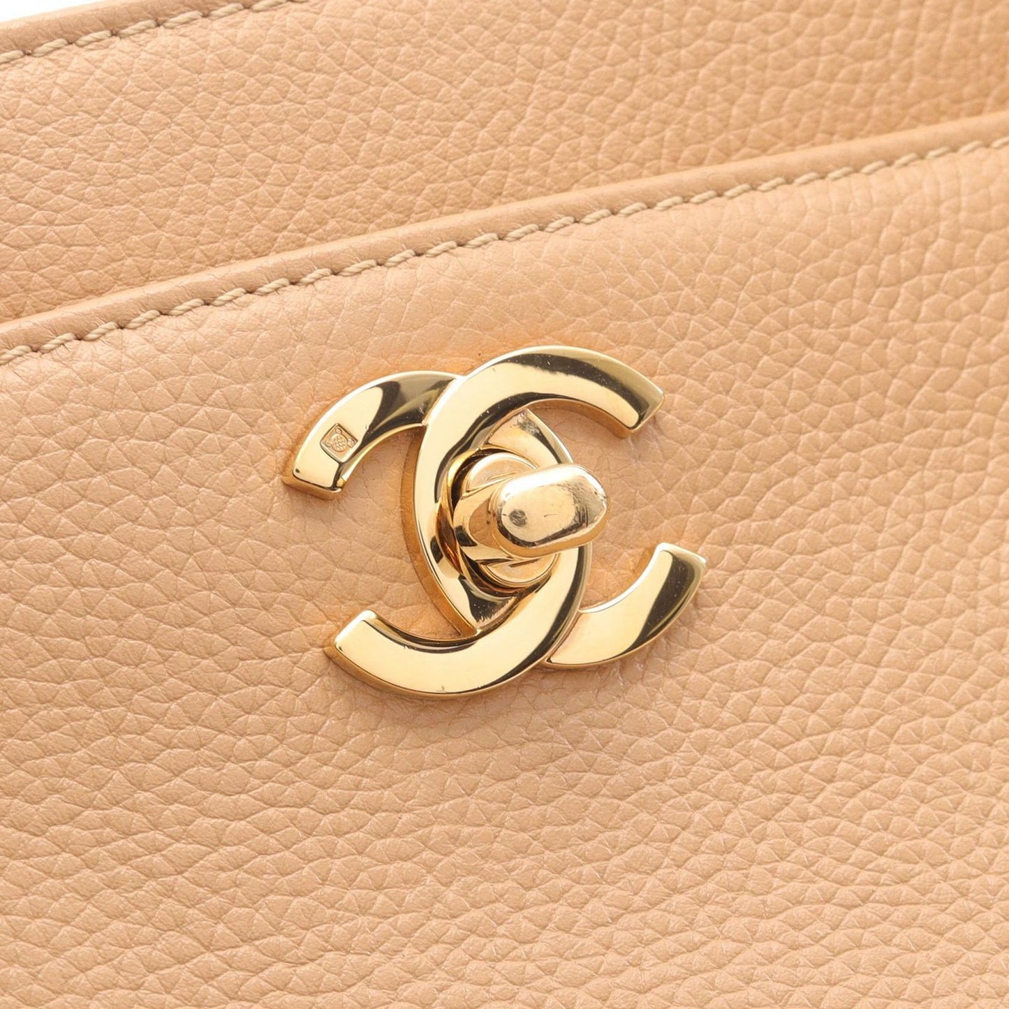 CHANEL Executive Tote Bag in Beige Leather - Timeless Elegance