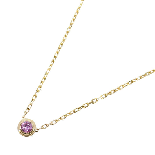 CARTIER Amour Pink Sapphire Necklace in 18K Pink Gold