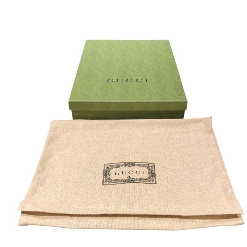 GUCCI Neo Vintage GG Supreme Clutch Bag - Brown