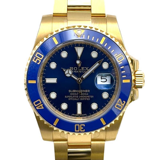 Rolex Submariner 116618LB Royal Blue K18YG Automatic Men's Watch