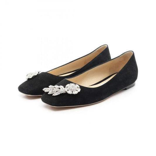 Jimmy Choo MIRELE FLAT Black Suede Women's Flats - Exquisite Elegance