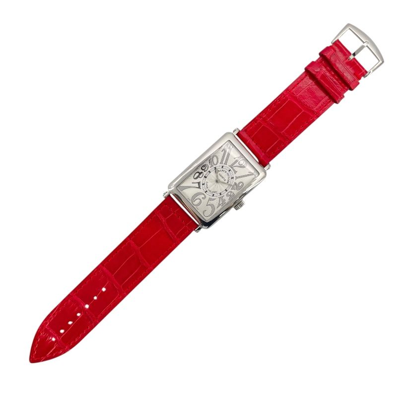 Franck Muller Long Island Relief 1002QZREL Silver Men's Watch