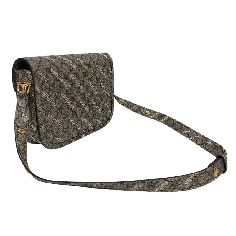 GUCCI Horsebit 1955 x Balenciaga Collaboration Shoulder Bag