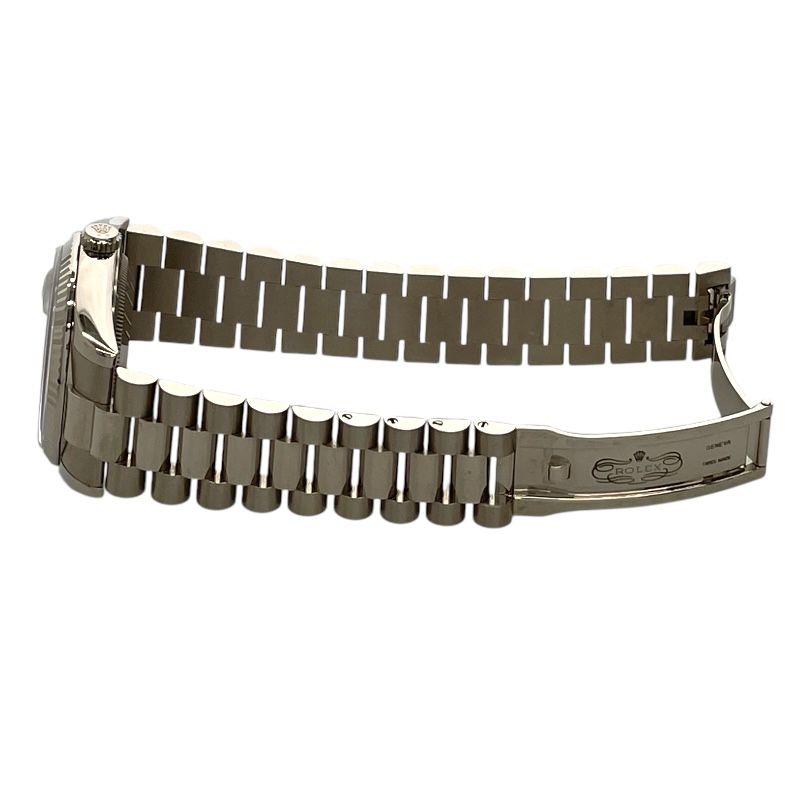 ROLEX Day-Date 36 118239A Blue Shell K18WG Automatic Watch