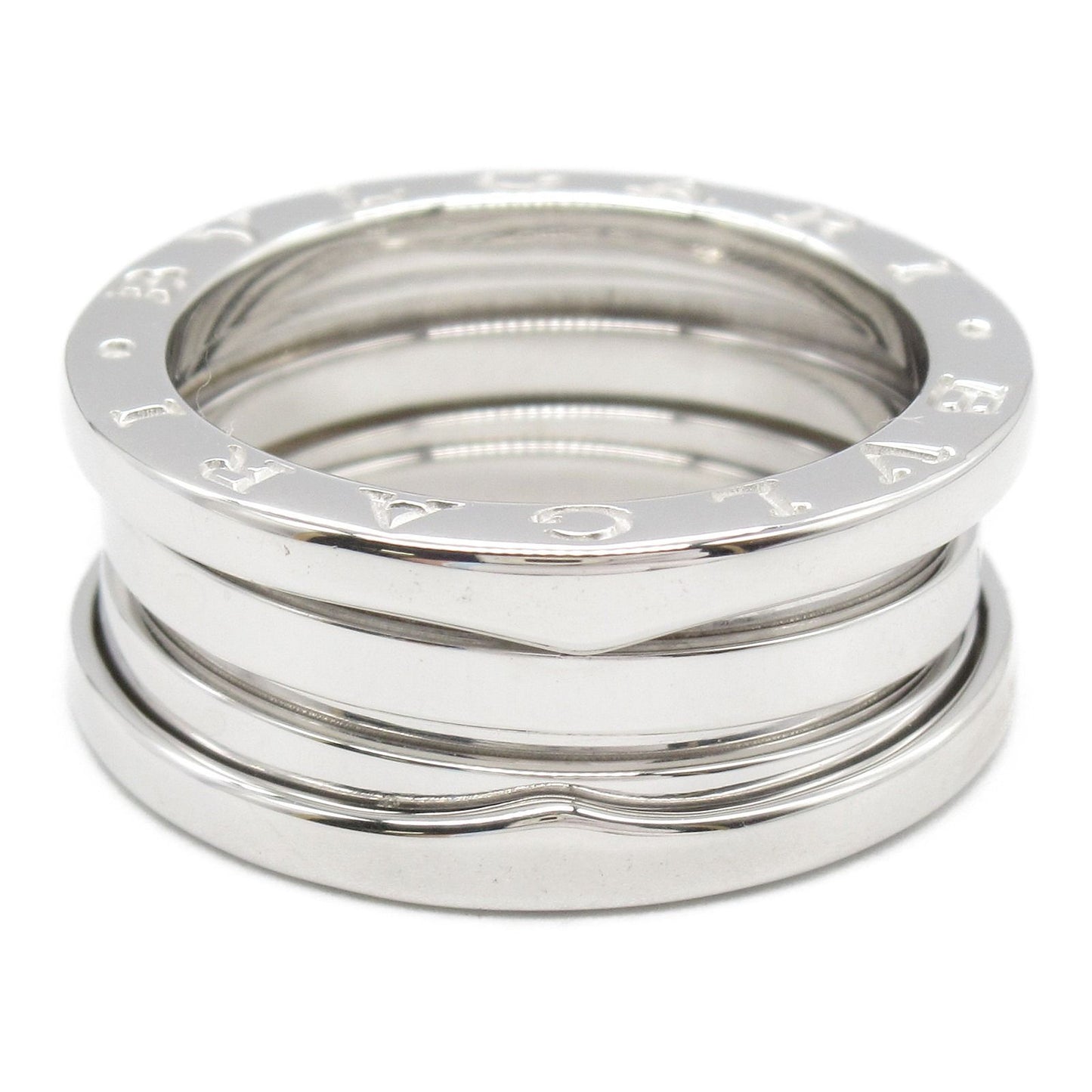 BVLGARI B-zero1 3-Band Ring in K18 White Gold - Timeless Elegance