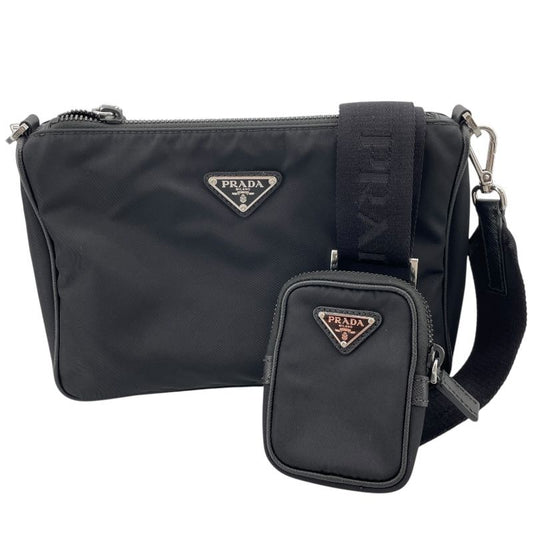 PRADA Re-Nylon Shoulder Bag 2VH113 in Black - Timeless Elegance