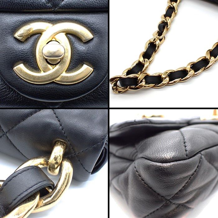 Chanel Black Lambskin Shoulder Bag with Gold Hardware - Timeless Elegance
