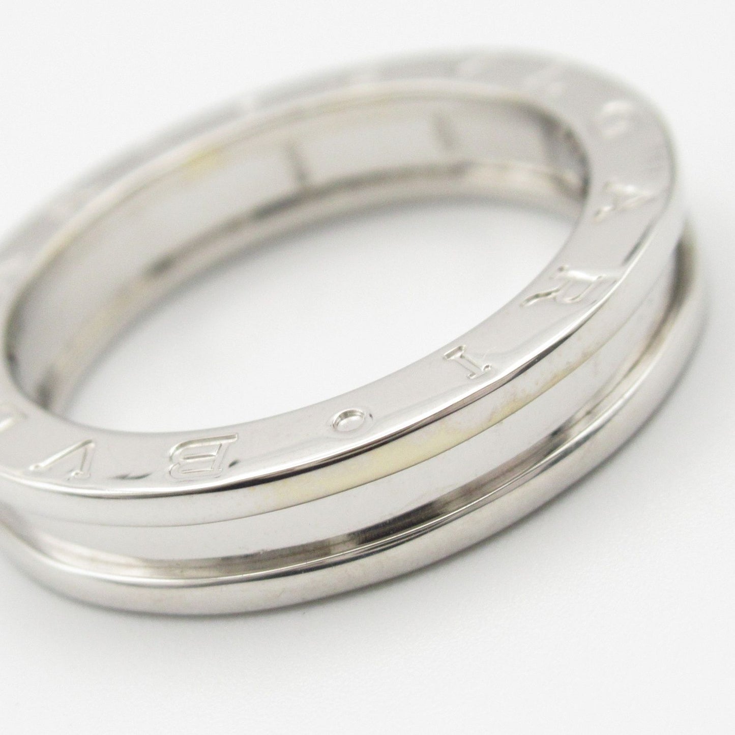 BVLGARI B-zero1 18K White Gold Ring - Timeless Elegance