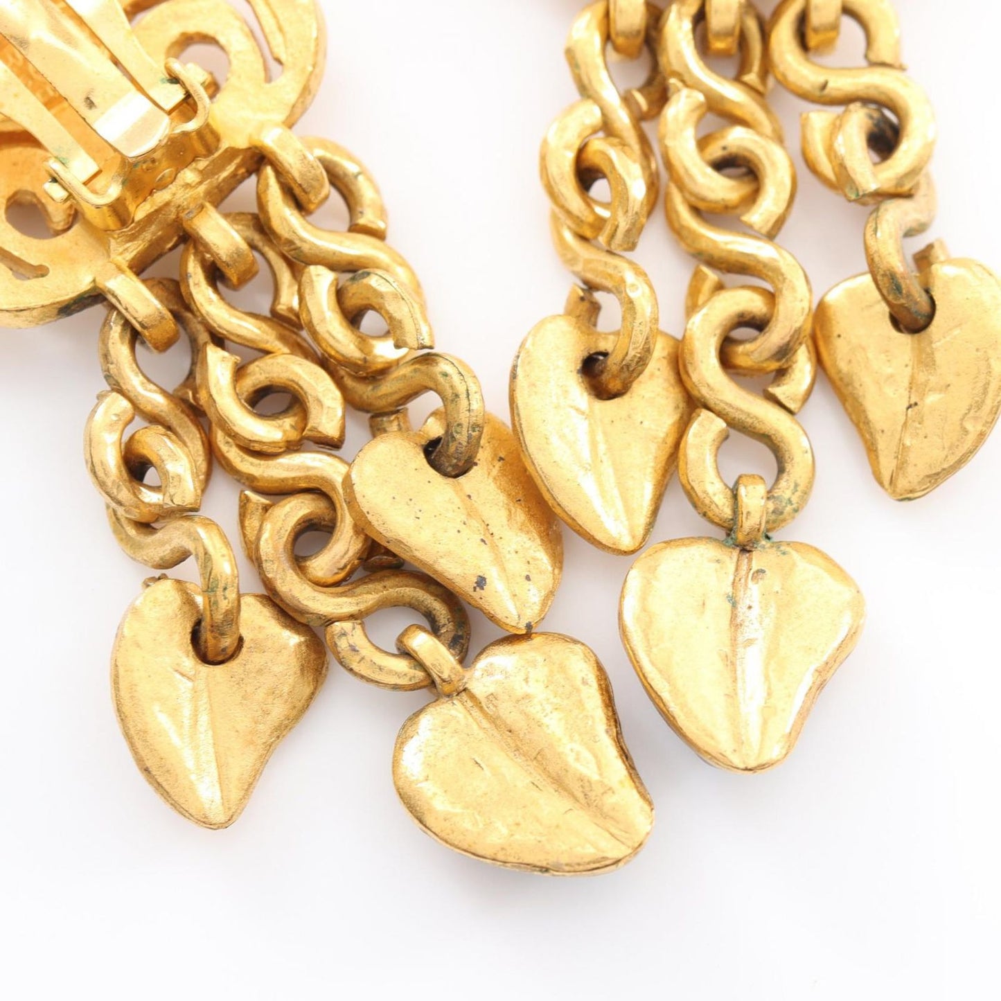 CHANEL Coco Mark Gold Plated Earrings - Timeless Elegance