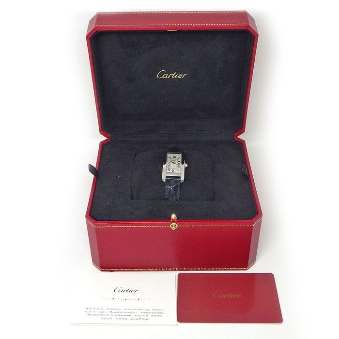 Cartier Tank Américaine SM WSTA0016 - Exquisite Silver Dial Timepiece