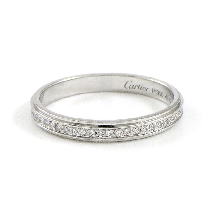 Cartier Love Wedding Ring B4093600 Full Eternity Diamond PT950