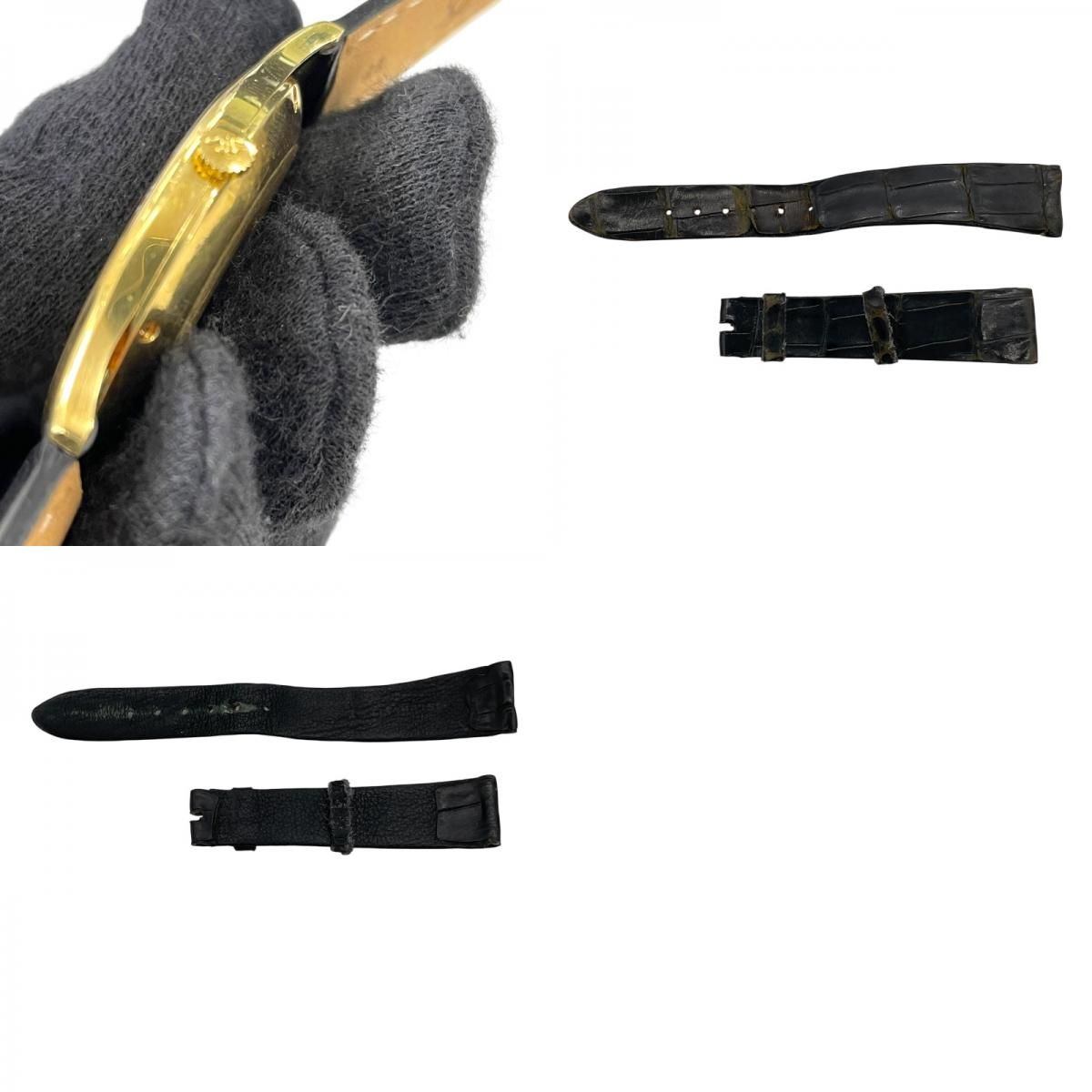 Jaeger-LeCoultre Oval Automatic Date 500221 K18YG Men's Watch