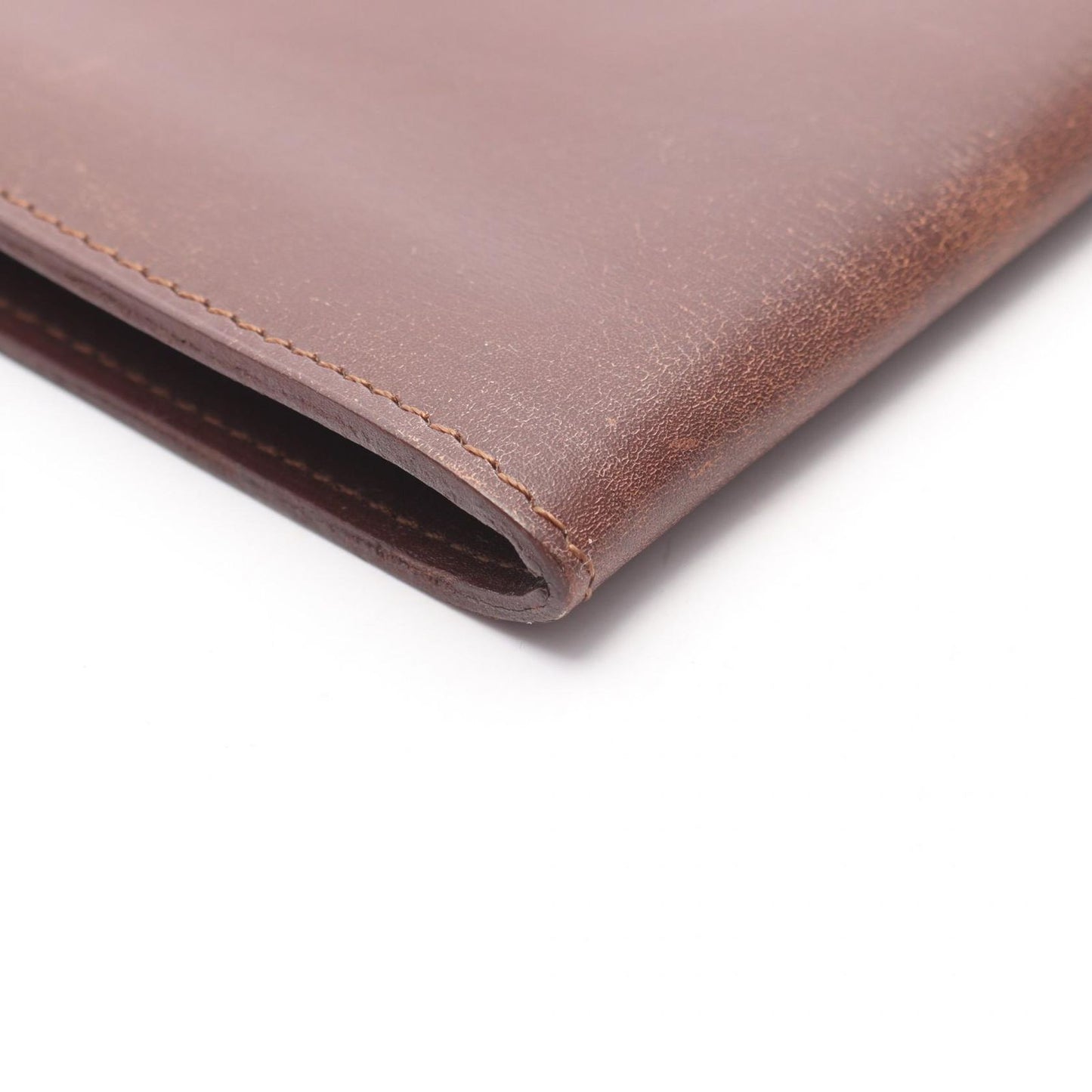 HERMES Onimetu Shoulder Bag in Brown Calf Leather