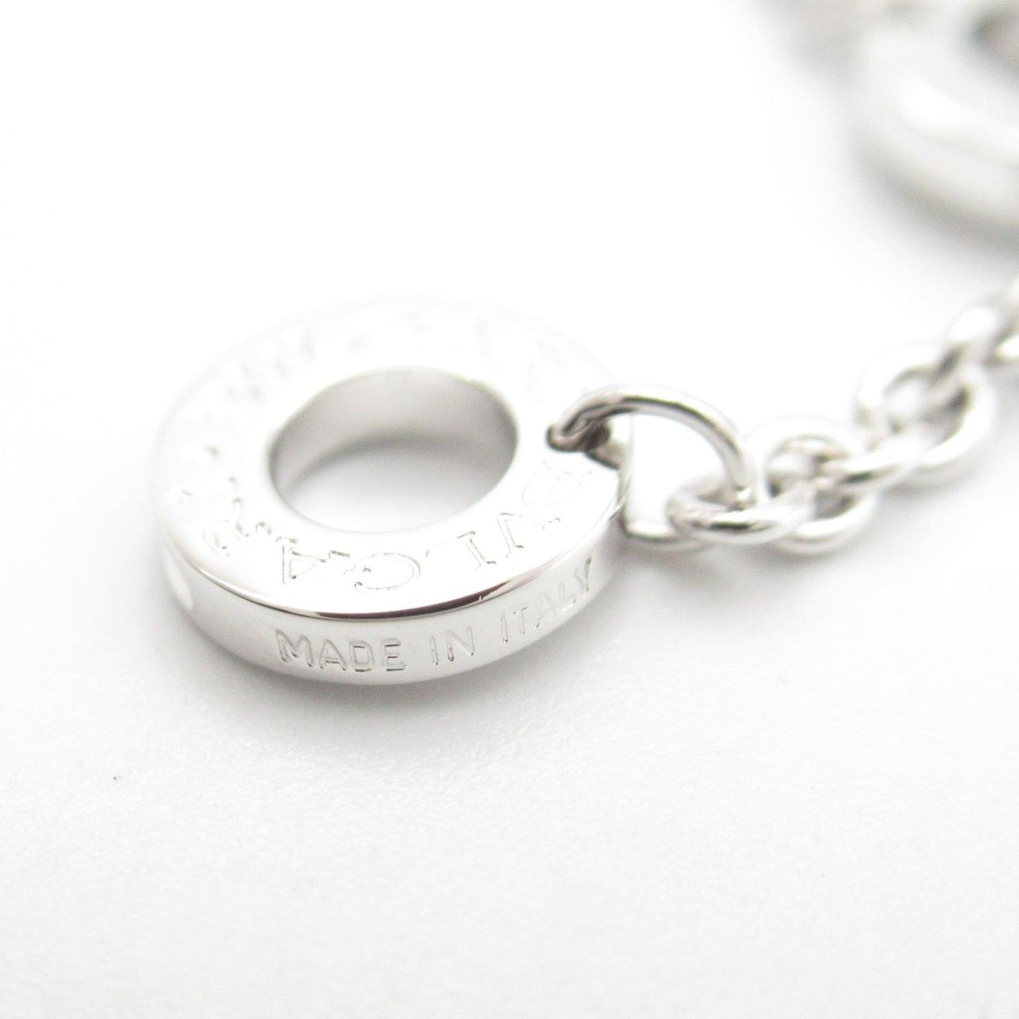 BVLGARI Parentesi Necklace in K18 White Gold - Timeless Elegance