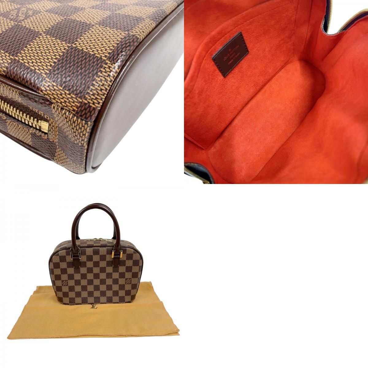 Louis Vuitton Saria Mini Handbag - Brown Damier with Gold Hardware