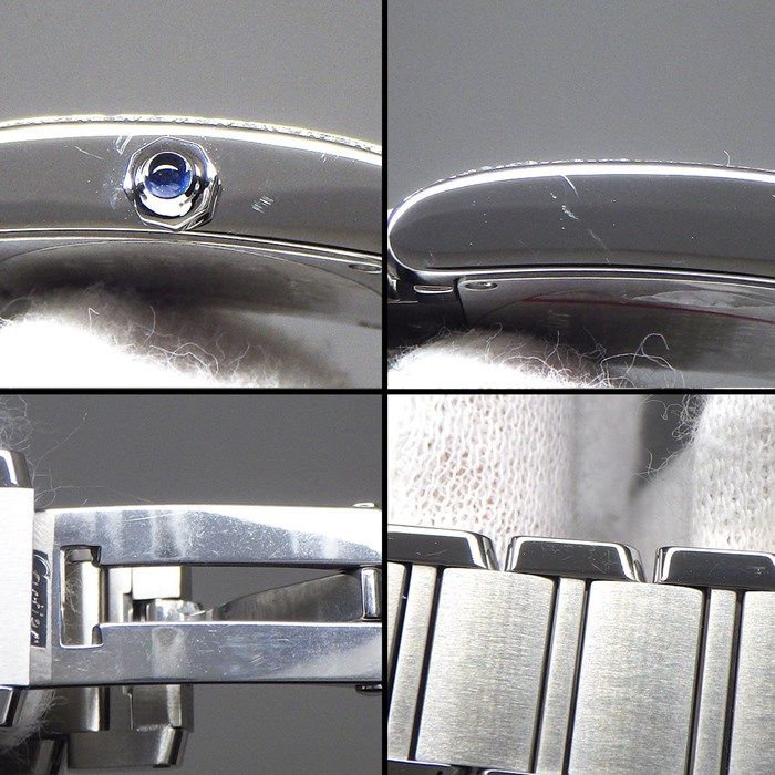 Cartier Tank Française SM W4TA0008 Diamond Bezel Watch