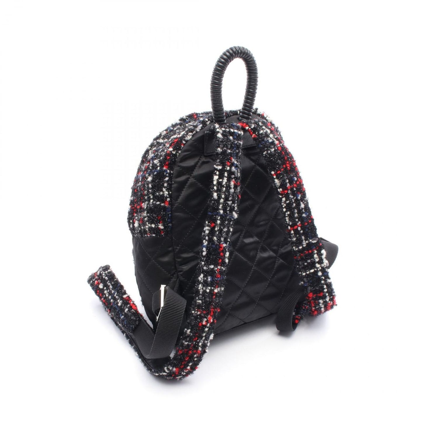 CHANEL Matelassé Black Nylon Backpack - Timeless Elegance