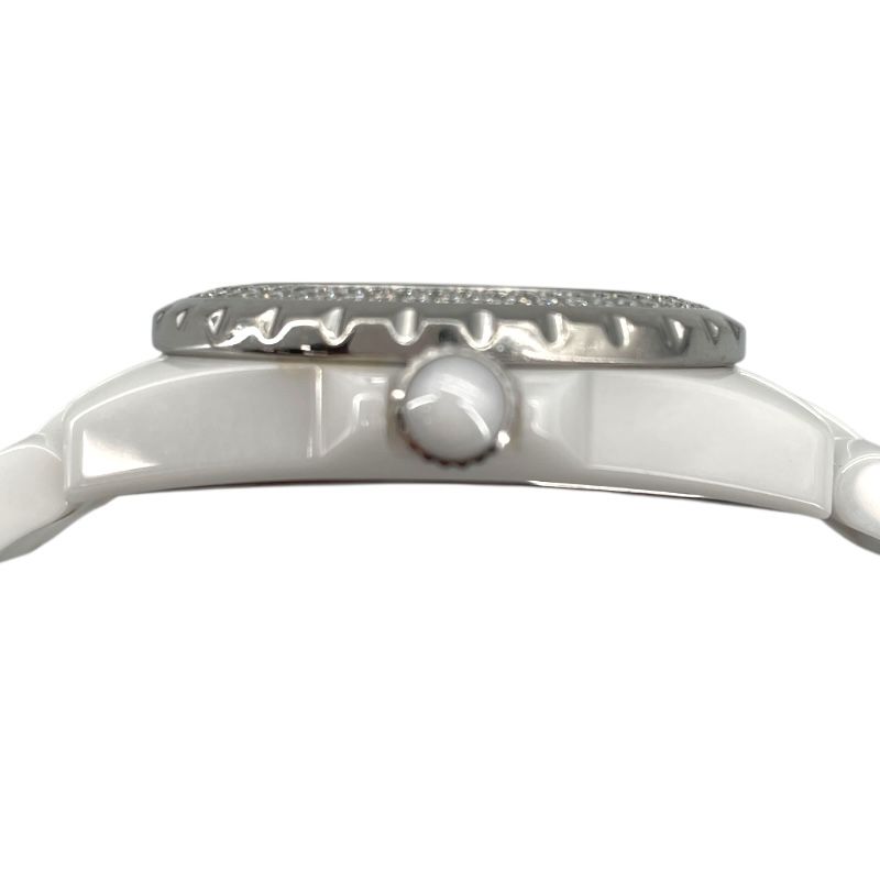 CHANEL J12 33MM H0967 White Ceramic/SS Ladies Watch