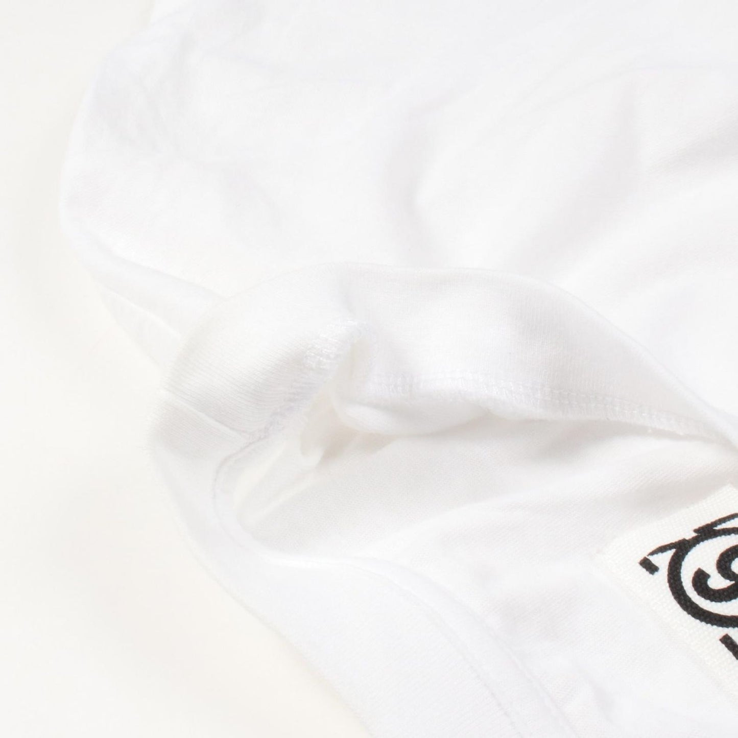 MM6 Numeric Signature White Cotton T-Shirt - Unisex