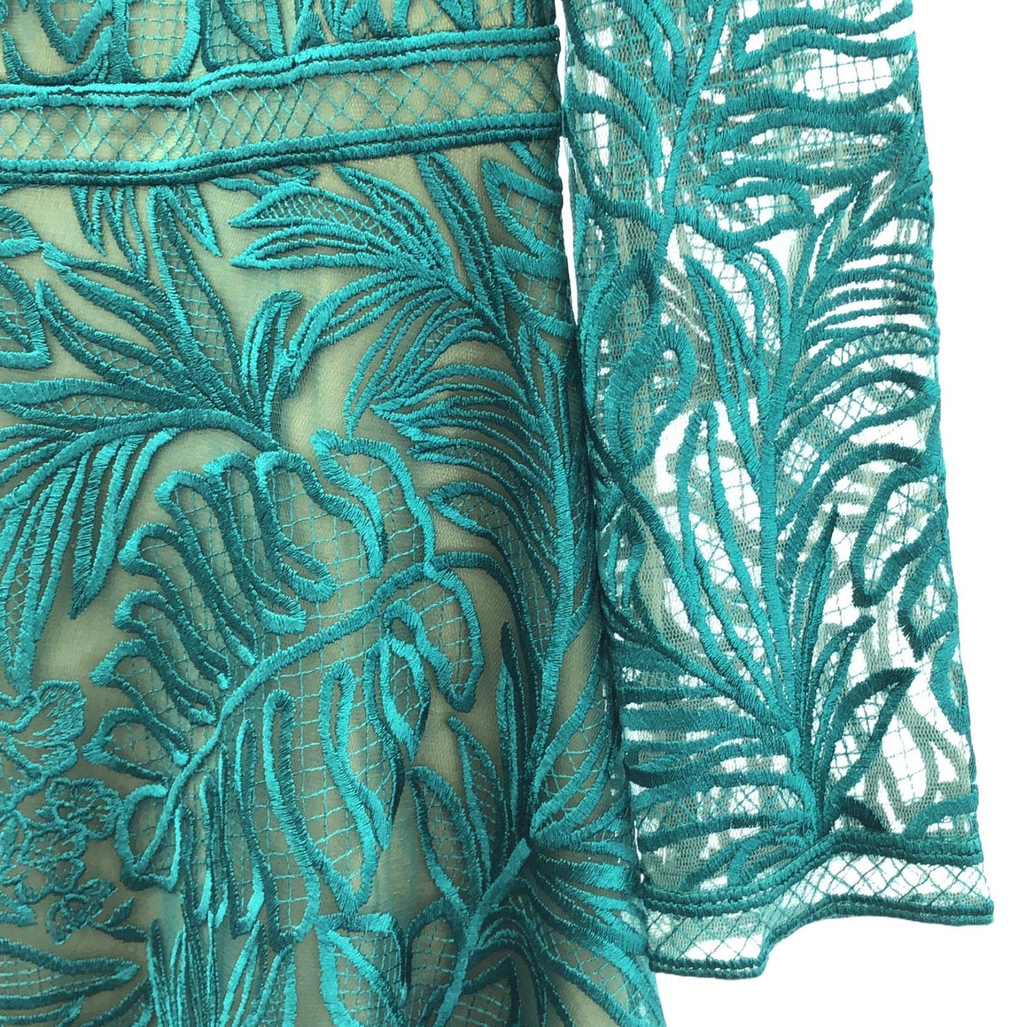 TADASHI SHOJI Green Polyester Dress - Unworn Elegance