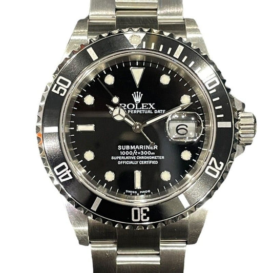 Rolex Submariner 16610 Black Dial Stainless Steel Men's Watch