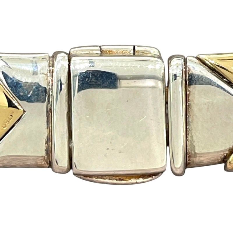 Tiffany & Co. 750YG/SV925 Combination Choker Necklace