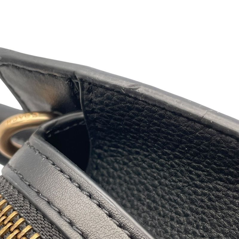 COACH CC141 Black Leather Handbag - Timeless Elegance