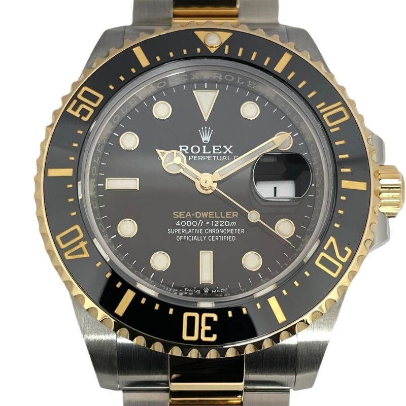 ROLEX Sea-Dweller 126603 Black K18YG/SS Automatic Men's Watch