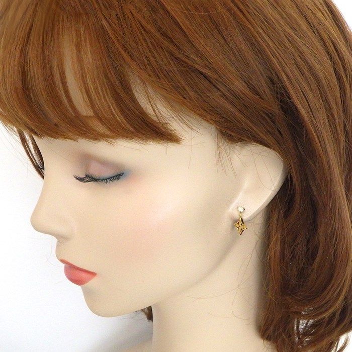 Louis Vuitton Monogram Idylle Star Motif Diamond Earrings - K18YG