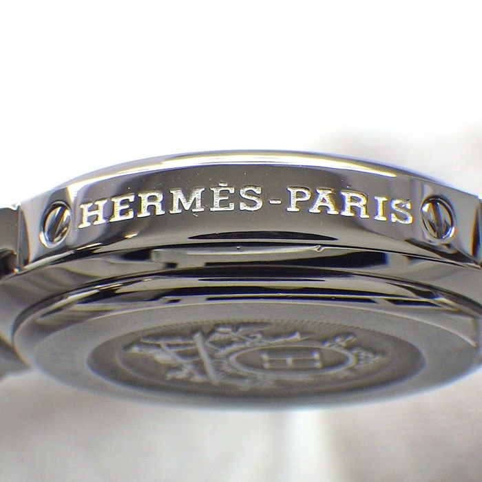 HERMES Clipper Nacre CL4.230 Diamond Bezel Quartz Watch