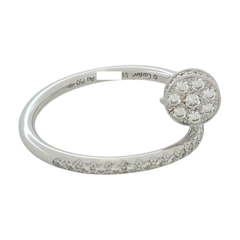Cartier Juste un Clou Diamond Ring SM in 18K White Gold