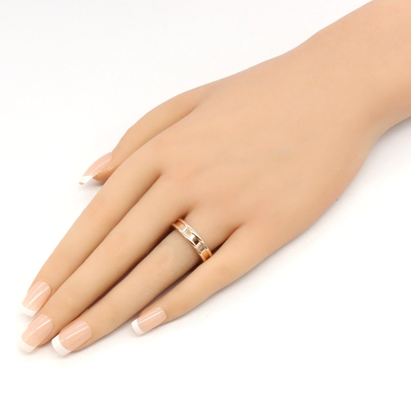 BVLGARI B-zero1 Ring in K18 Pink Gold - Timeless Elegance