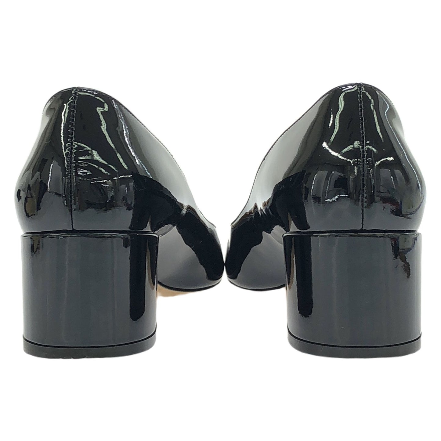 Sergio Rossi Black Patent Leather Pumps - Timeless Elegance