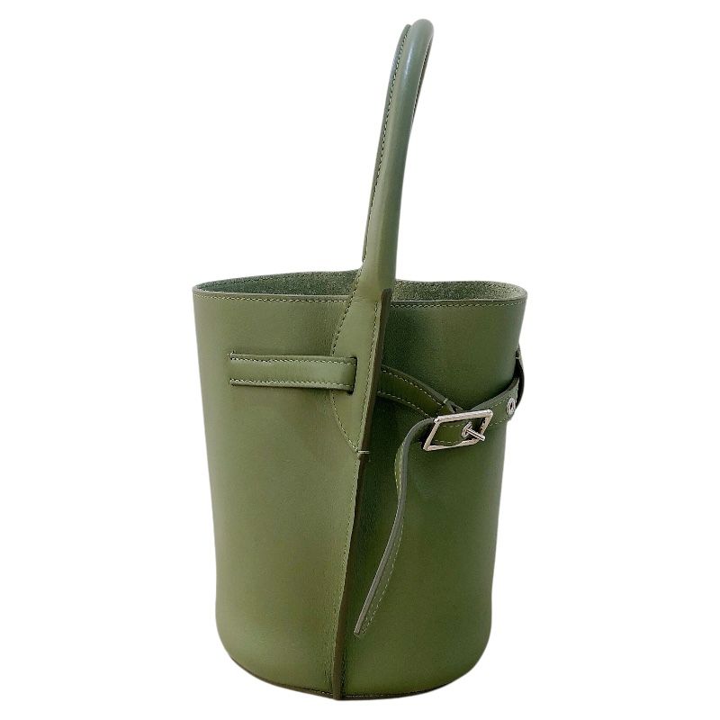 CELINE Big Bucket Bag 2WAY in Khaki with Silver Hardware
