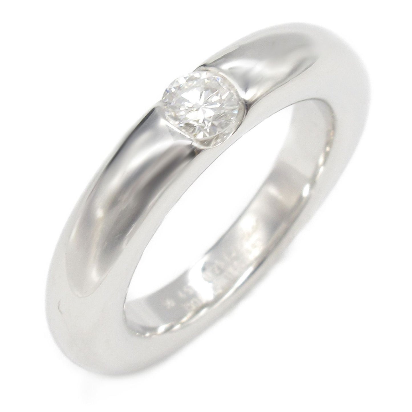 Cartier Ellipse Diamond Ring in 18K White Gold - Timeless Elegance