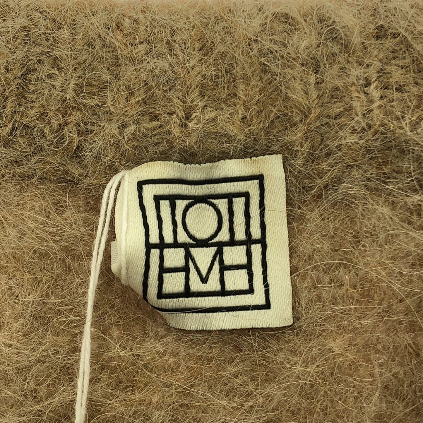 TOTEME Boxy Alpaca Knit in Grey Beige - Exquisite Craftsmanship