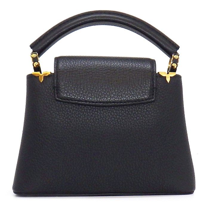 Louis Vuitton Capucines Mini Handbag in Noir - Exquisite Craftsmanship