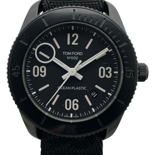 TOM FORD N.002 Ocean Plastic Automatic Men's Watch - Black