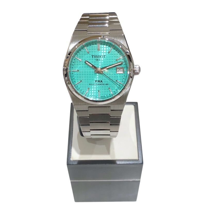 TISSOT PRX Powermatic 80 35MM Automatic Watch - Green Dial