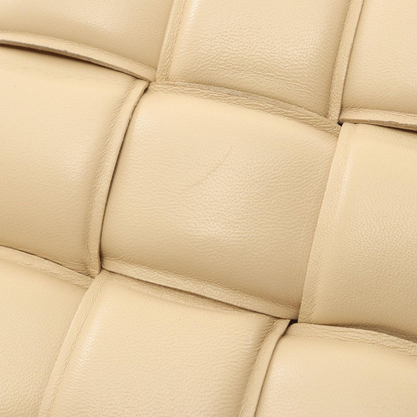 Bottega Veneta Padded Cassette Intrecciato Shoulder Bag - Beige