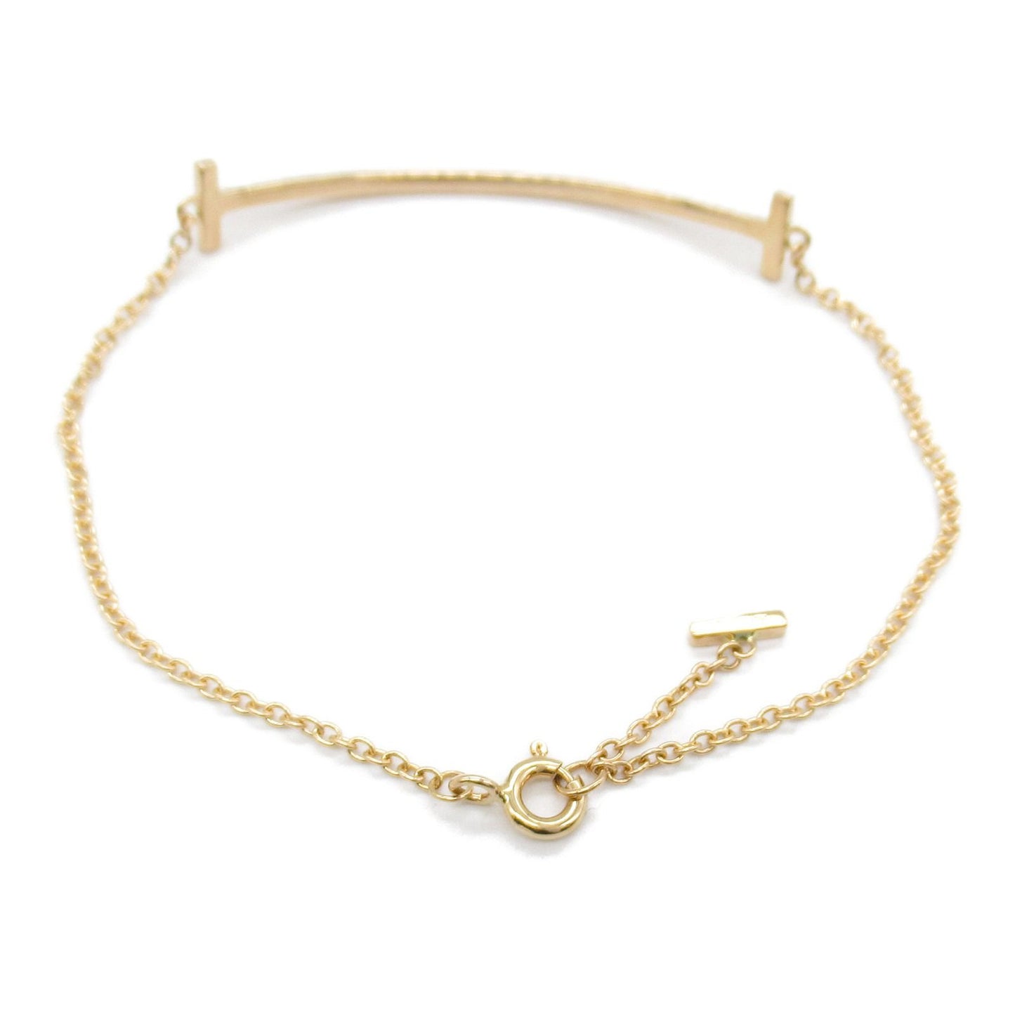 TIFFANY & CO T-Smile Diamond Bracelet in 18K Pink Gold