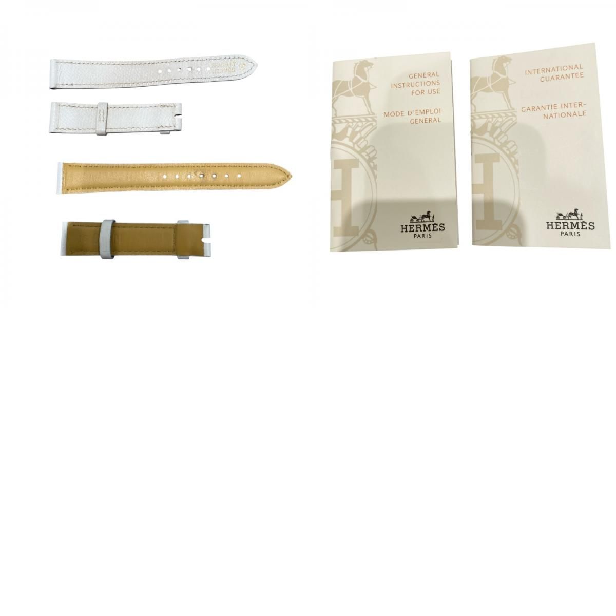 HERMES H-Watch White Shell HH1.210 - Exquisite Ladies' Timepiece