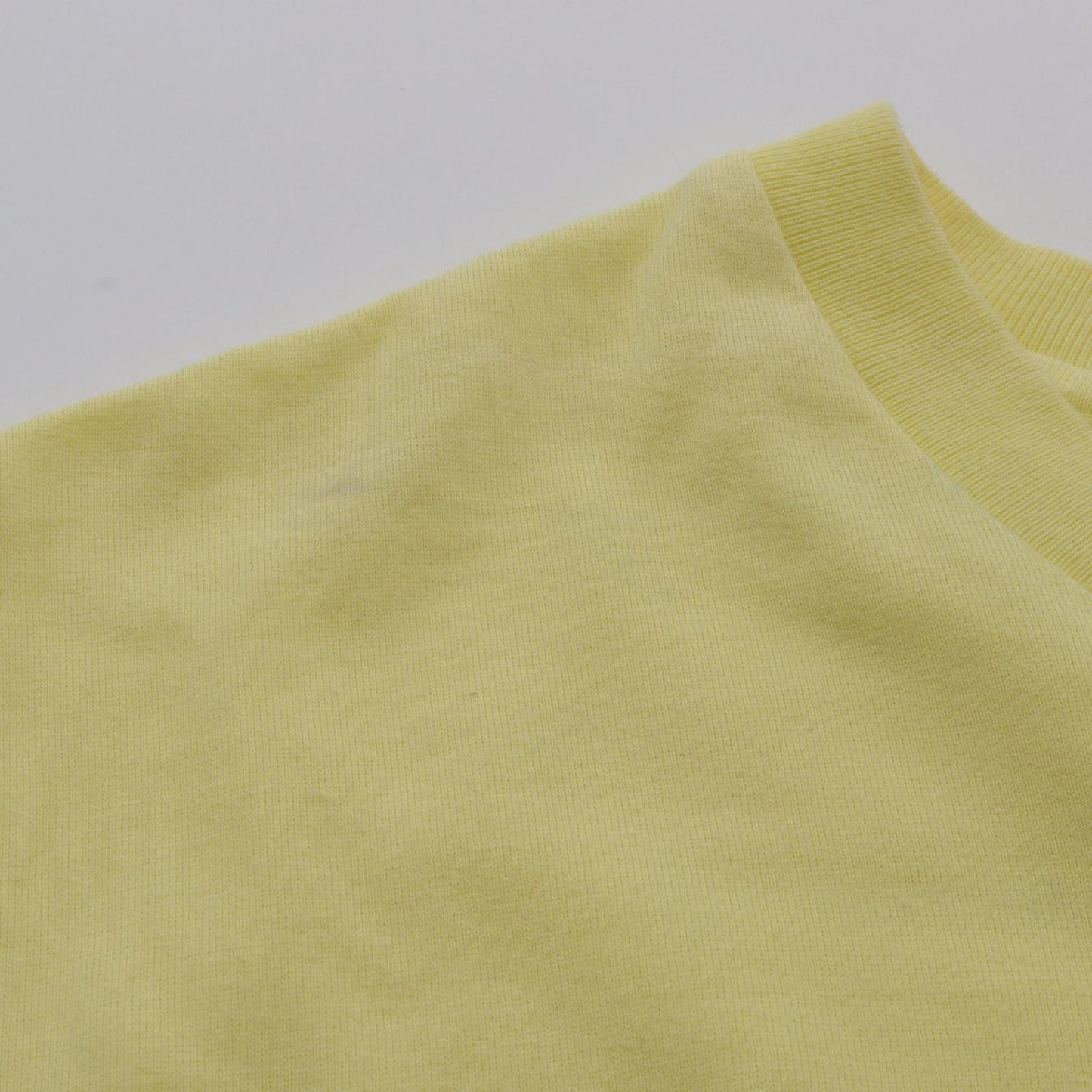 Supreme Mesh Stripe Pocket Tee - Exclusive Yellow Cotton Tee