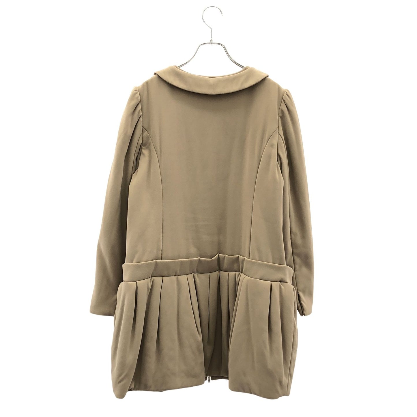FOXEY NEW YORK Beige Quilted Coat - Timeless Elegance