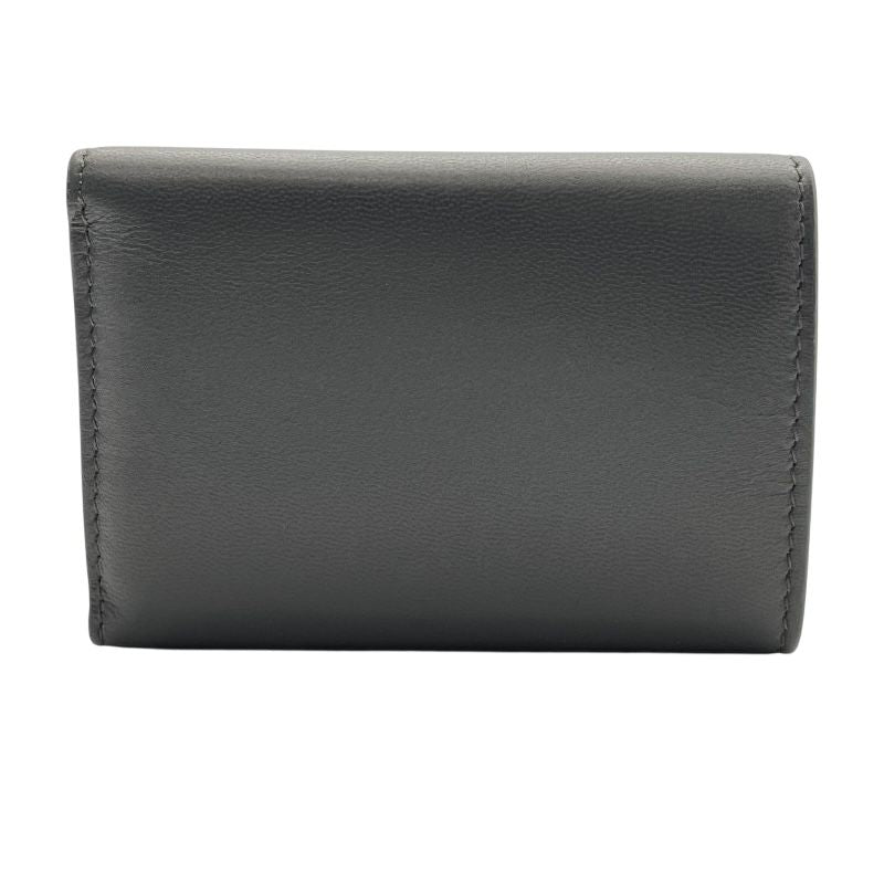 Balenciaga CASH Mini Wallet in Grey Leather - Exquisite Craftsmanship