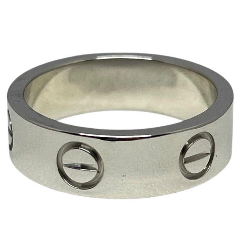 Cartier Love Ring in 750 White Gold - Timeless Elegance