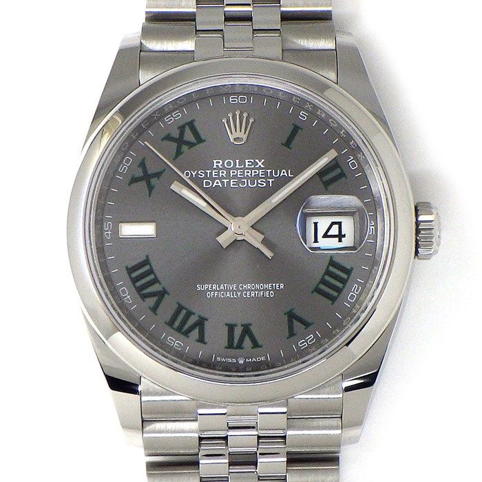 Rolex Datejust 36 126200 - Slate Gray Dial with Roman Numerals