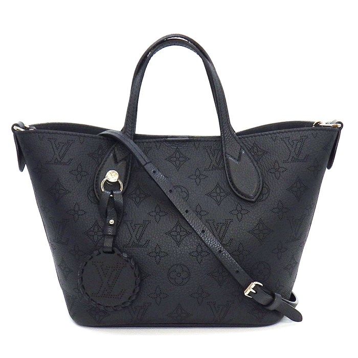 Louis Vuitton Blossom PM Handbag in Noir Mahina Leather