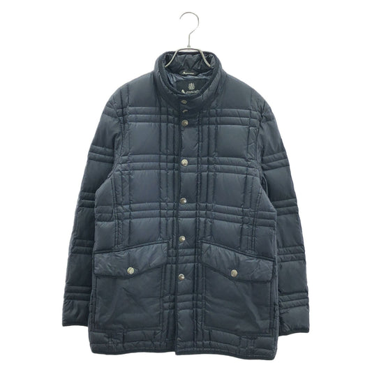 Aquascutum Navy Down Jacket - Timeless Elegance in Outerwear