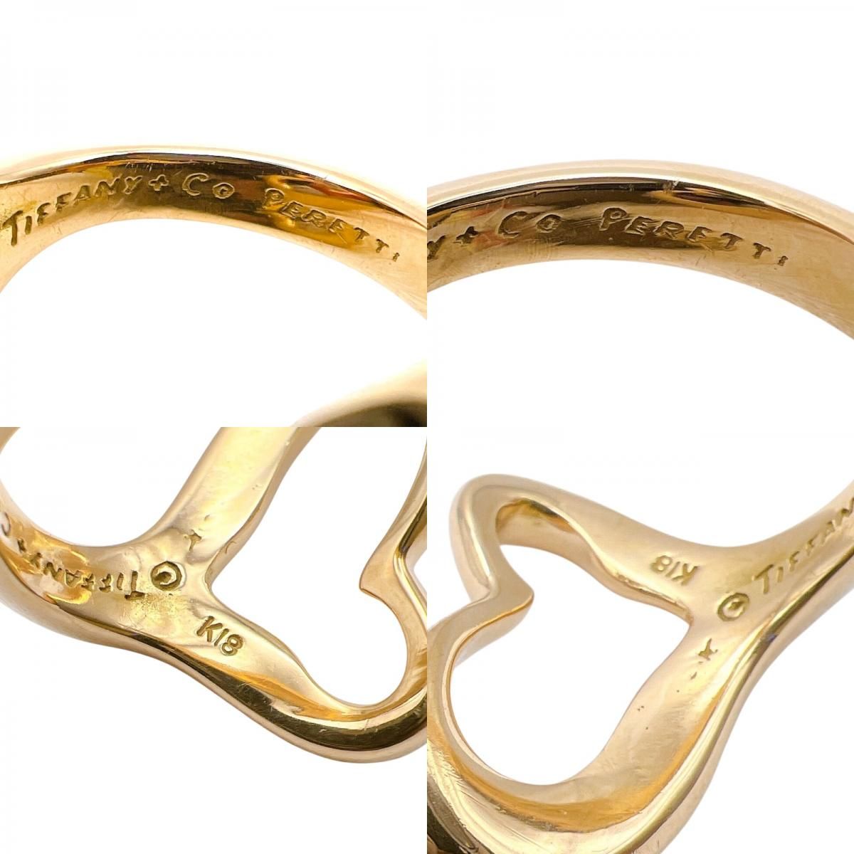 Tiffany & Co. Open Heart Ring in 18K Yellow Gold - Timeless Elegance